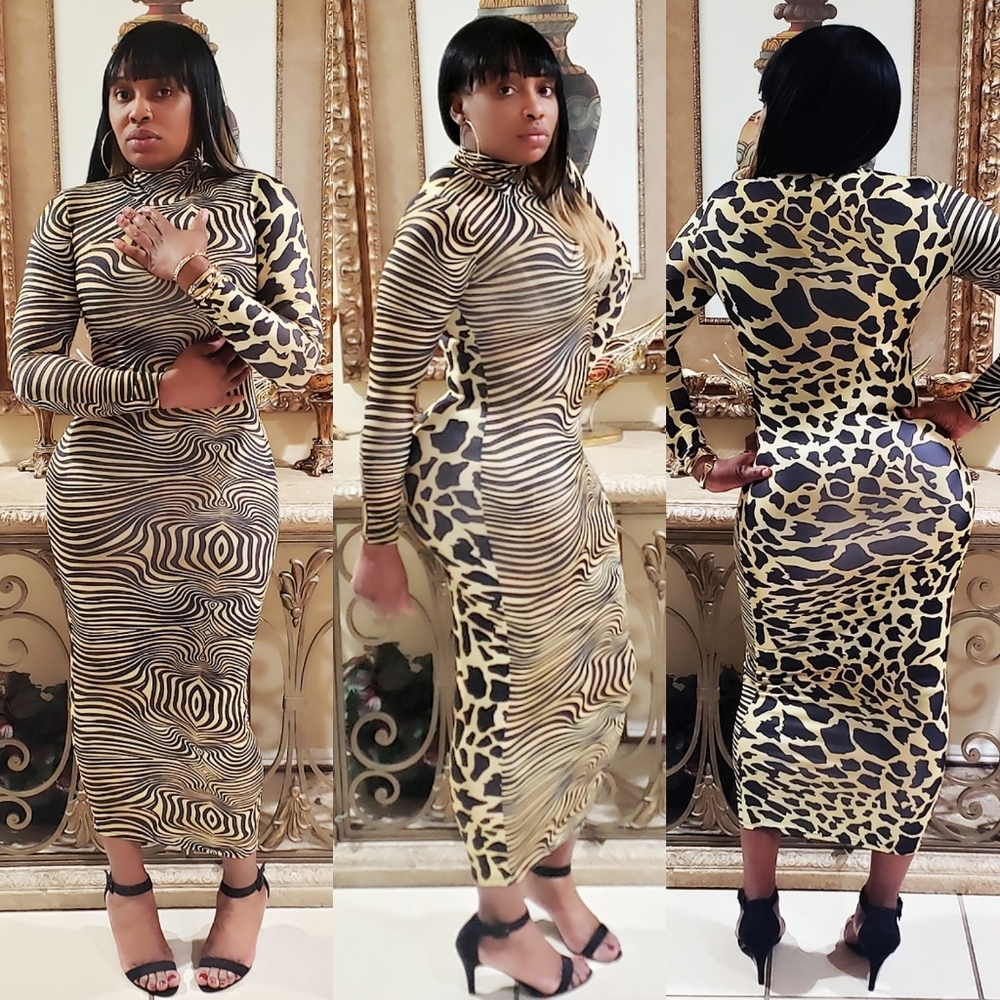 Blurred Line Dress